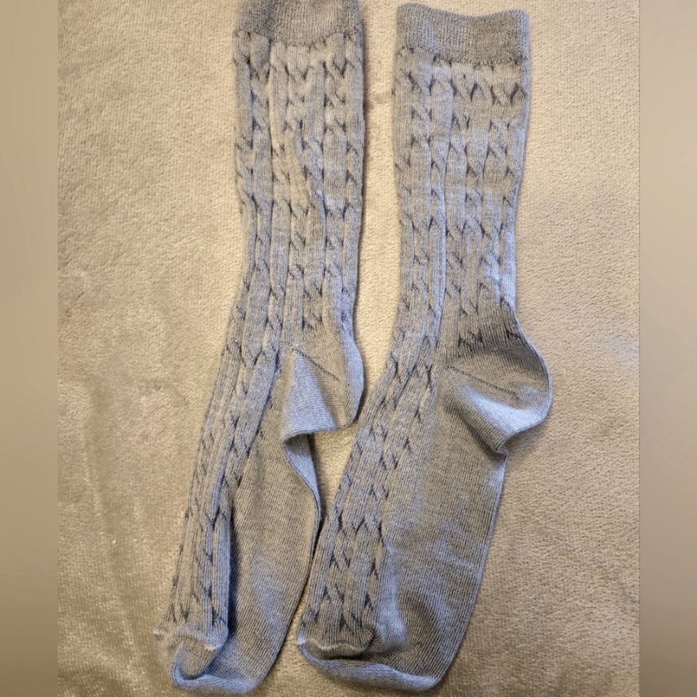 Cable Knit Trouser Socks